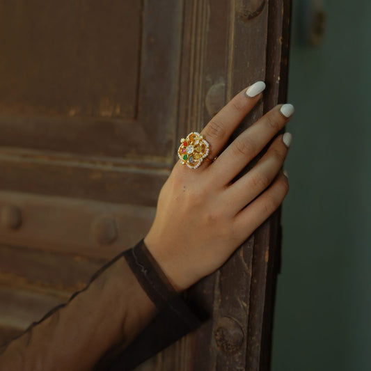 'NOORI' Navratna Ring