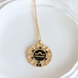 Libra zodiac pendant