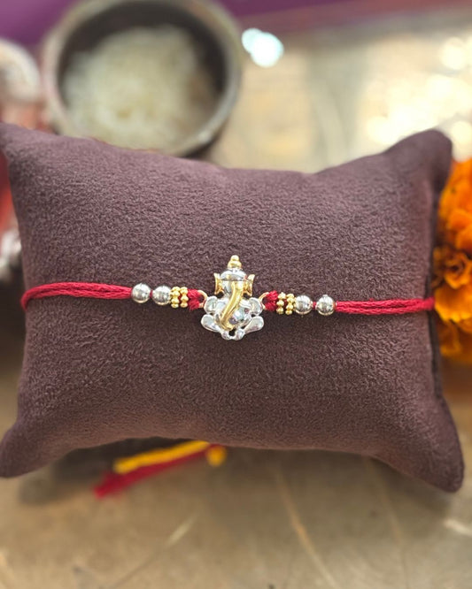 Ganesh Rakhi Dual Tone