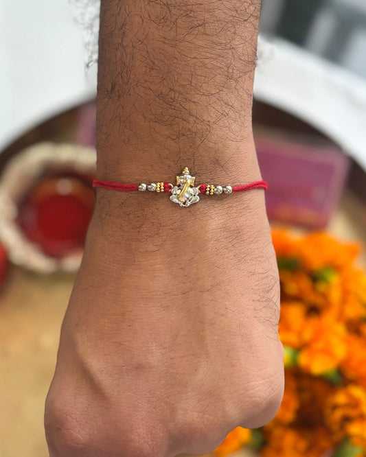 Ganesh Rakhi Dual Tone