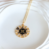 Gemini Zodiac pendant