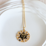 Virgo zodiac pendant