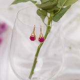 'Bloom' Red Earrings
