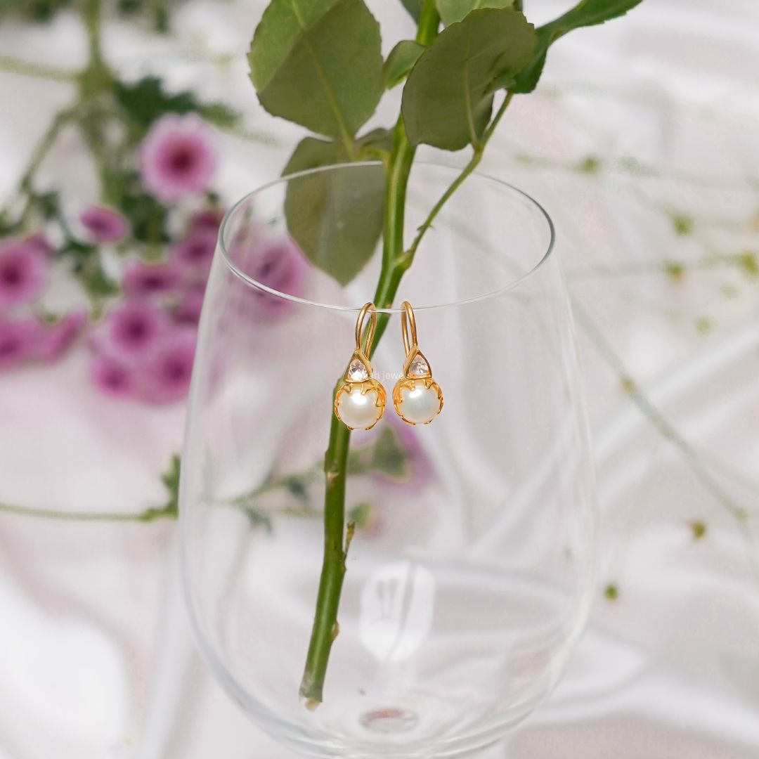 'Bloom' Pearl Earrings